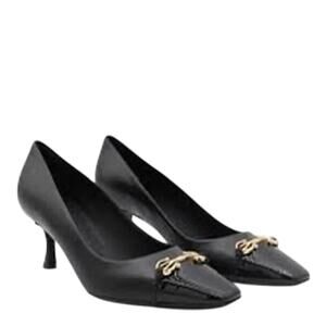 Ferragamo NIB Bria 60mm Leather Pumps in Black Size 8